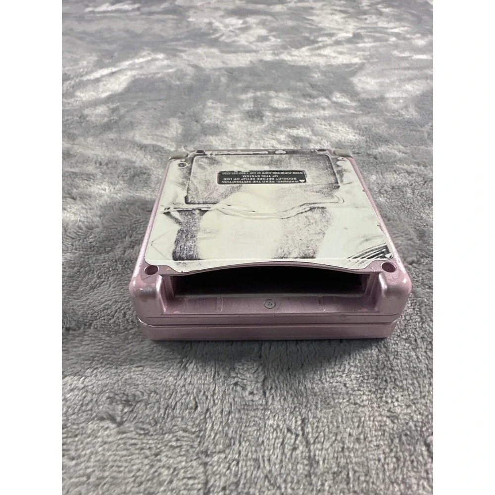 Nintendo Game Boy Advance SP Miley Cyrus Hannah Montana Pink Handheld Console